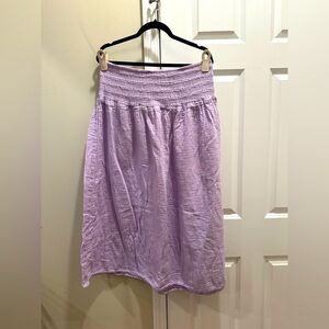 High-waisted maxi skirt